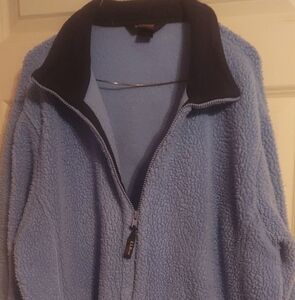 Womens size XL LL Bean fuzzy zip-up Fleece